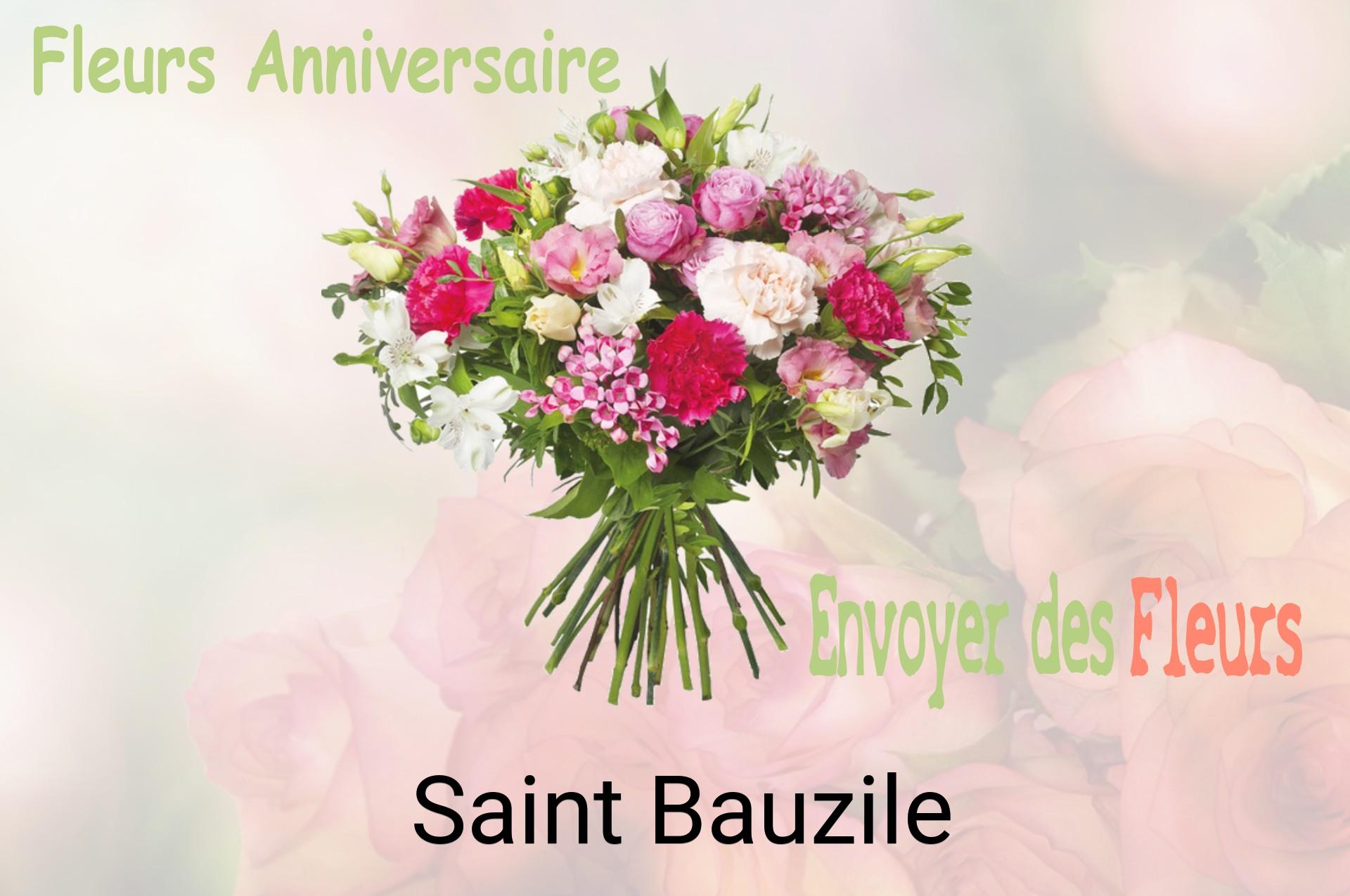 Bouquet de fleurs d’anniversaire livré à Saint-Bauzile